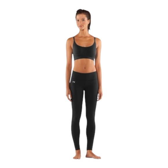 Under Armour Leggings Women's Size Small Mirror‎ Hi-Rise Black/Multi Crop - Picture 7 of 9